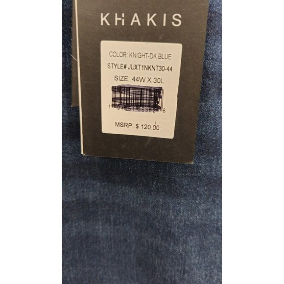 NWT The Perfect Jean NYC Slim Fit Dark Knight Blue Jeans Size 44 X 30 Stretch - Picture 9 of 13